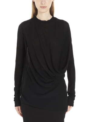 Rick Owens Draped Sweater