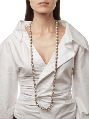 Blanc Bone Necklace