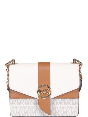 Michael Michael Kors Greenwich Logo Plaque Shoulder Bag