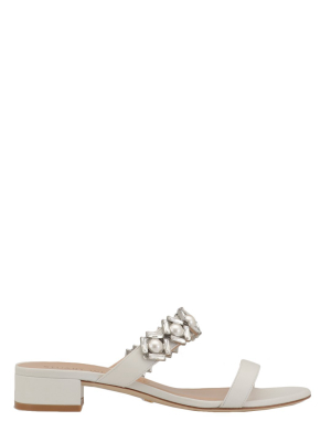 Stuart Weitzman Heidi Crystal Embellished Sandals