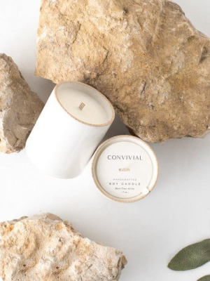 Convivial Sand + Sage Candle