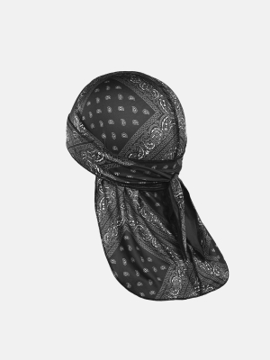 Black Classic Bandana Sports Durag