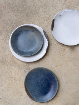 Ceramic New Moon Salad Plate
