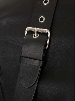 Alexander Mcqueen Zip-up Leather Jacket