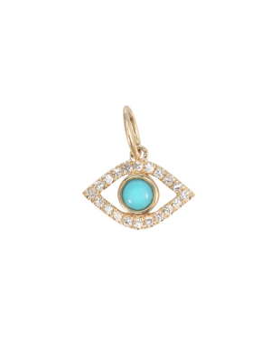 Turquoise Evil Eye Charm