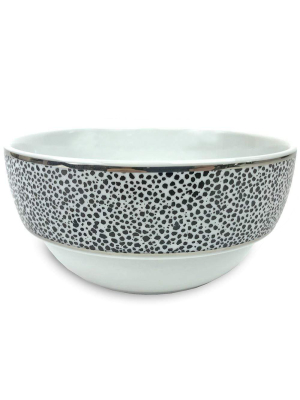 Michael Wainwright Panthera Platinum Dinner Bowl