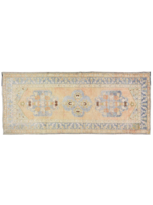 Turkish Oushak Rug 4'8" X 12'