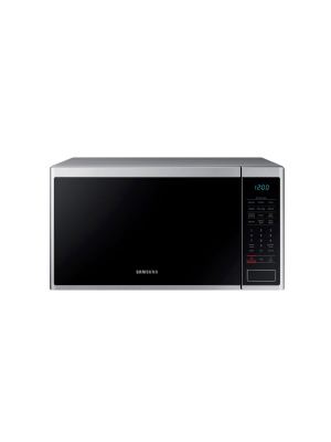 Samsung 1.4 Cubic Foot Countertop Microwave Oven, Silver (certified Refurbished)