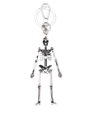 Alexander Mcqueen Skeleton Key Ring