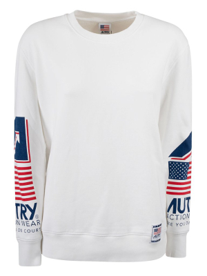 Autry Side Logo Print Sweatshirt