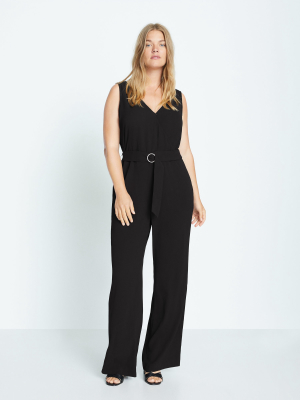 Belt Long Jumpsuit