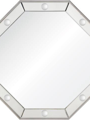 Octagonol Polished Stainless Steel Mirror