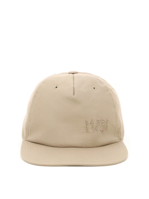 Mm6 Maison Margiela Logo Embroidered Baseball Cap