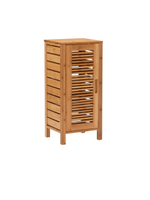 Bracken One-door Floor Cabinet Natural - Linon