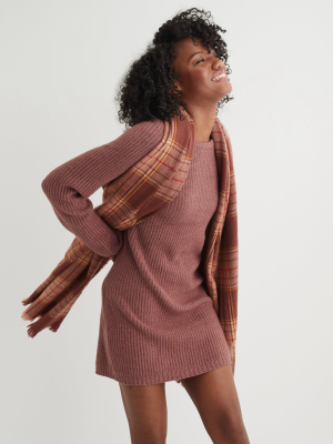 Aerie Twist Back Sweater Dress