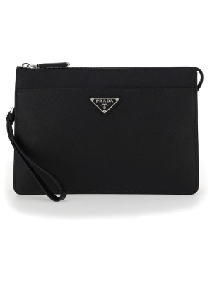 Prada Saffiano Clutch Bag