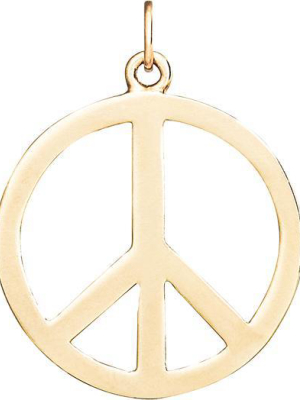 Large Peace Sign Cutout Charm