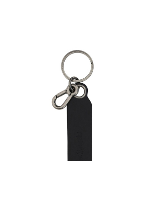 Palm Angels Logo Debossed Keyring