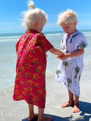 Small Fry Caftan - Rose Fred Parrot
