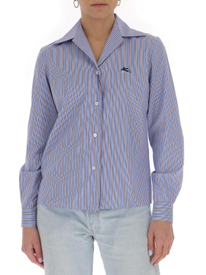 Etro Striped Logo Shirt