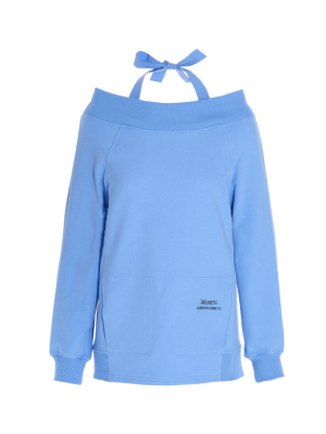 Alberta Ferretti Off-shoulder Sweatshirt