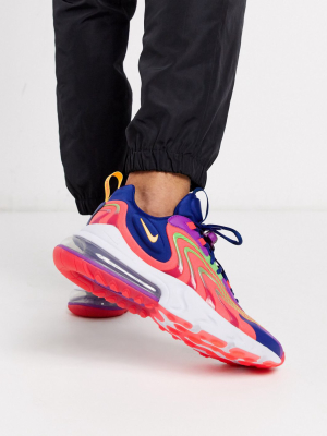 Nike Air Max 270 React Engage Trainers In Pink