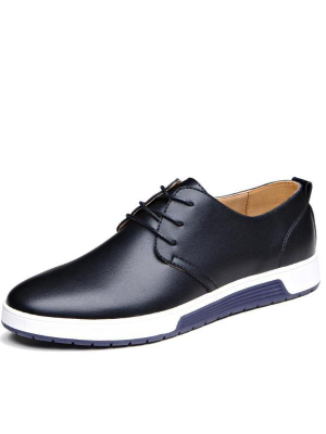 Pologize™ Casual Faux Leather Shoes