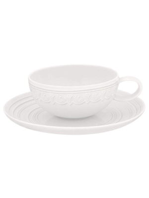 Vista Alegre Ornament Tea Cup & Saucer