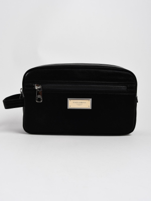 Dolce & Gabbana Logo Plaque Toiletry Bag