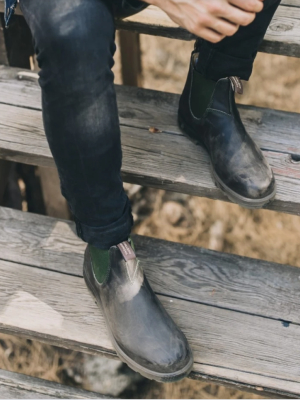 M's #519 Chelsea Boot- Olive/stout