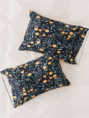 Ilsa Monttinen For Deny Orange Mania Pillowcase Set