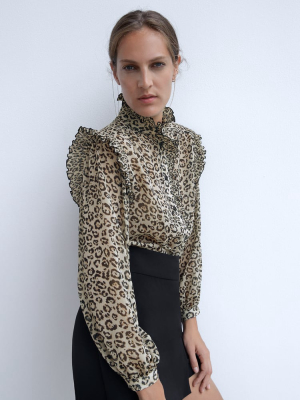 Animal Print Shirt