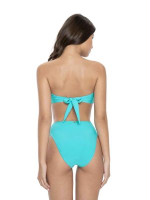 Pq Swim Saltwater Hilary High Waist Full Bottom