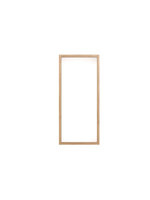 Oak Light Frame Mirror