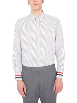 Thom Browne Striped Buttoned Shirt