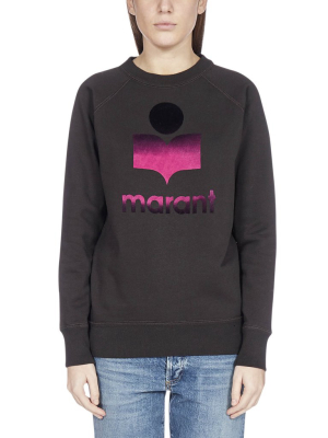 Isabel Marant Étoile Logo Print Crewneck Sweatshirt