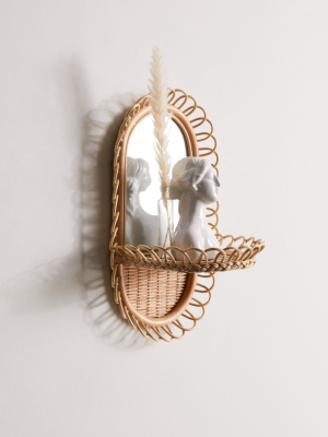 Priscilla Mirror Wall Shelf