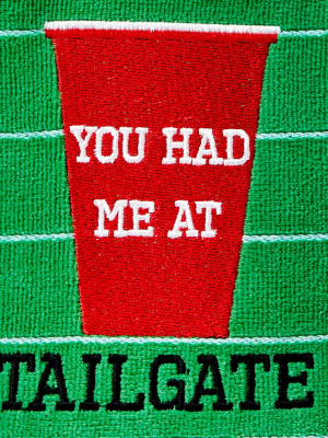 2pk You Had Me At Tailgate Hand Towel Green - Skl Home