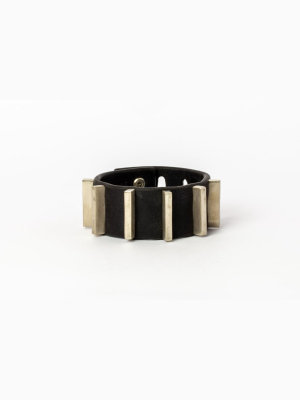 Restraint Charm Bracelet (staple Stud Variant, 30mm, Blk+z)