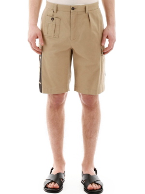 Dolce & Gabbana Patch Detail Bermuda Shorts