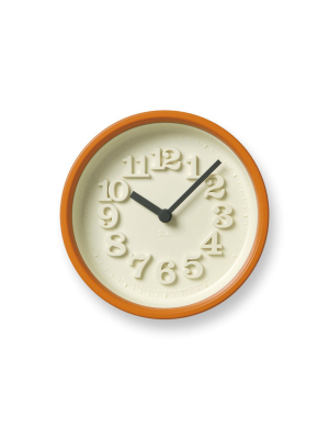 Chiisana Clock In Orange