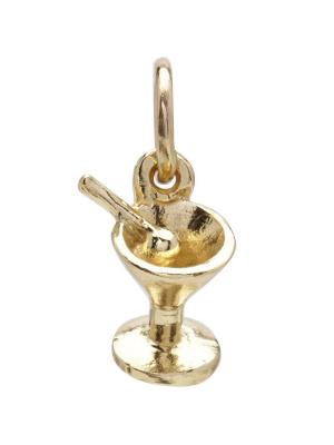 Martini Glass Mini Charm