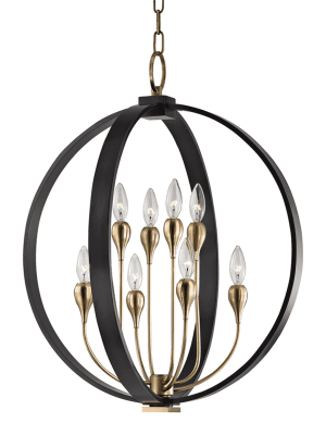 Dresden 8 Light Chandelier Aged Old Bronze