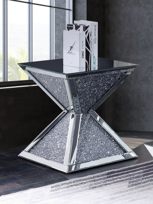 Carter End Table Silver - Iohomes