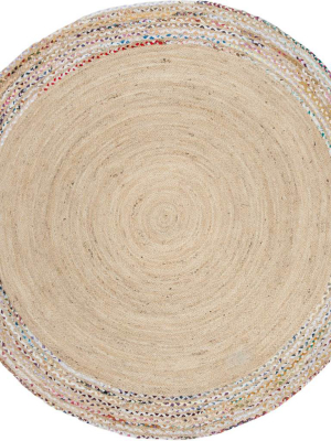 Cape Cod Light Beige/ivory Round Rug