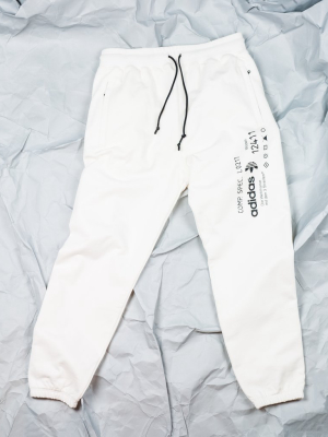 Adidas Originals By Alexander Wang Graphic Joggers White