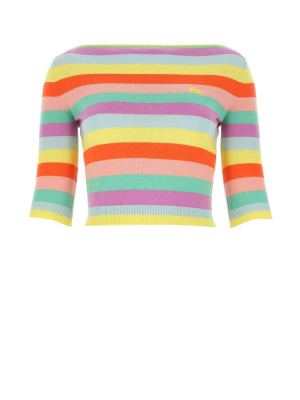 Etro Rainbow Striped Jumper