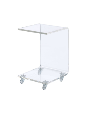 Peek Acrylic Snack Table Clear - Picket House Furnishings