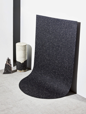 Half Capsule Recycled Rubber Floor Mat