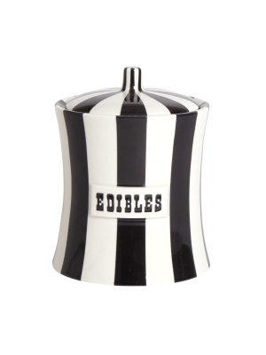 Jonathan Adler Edibles Canister - Black